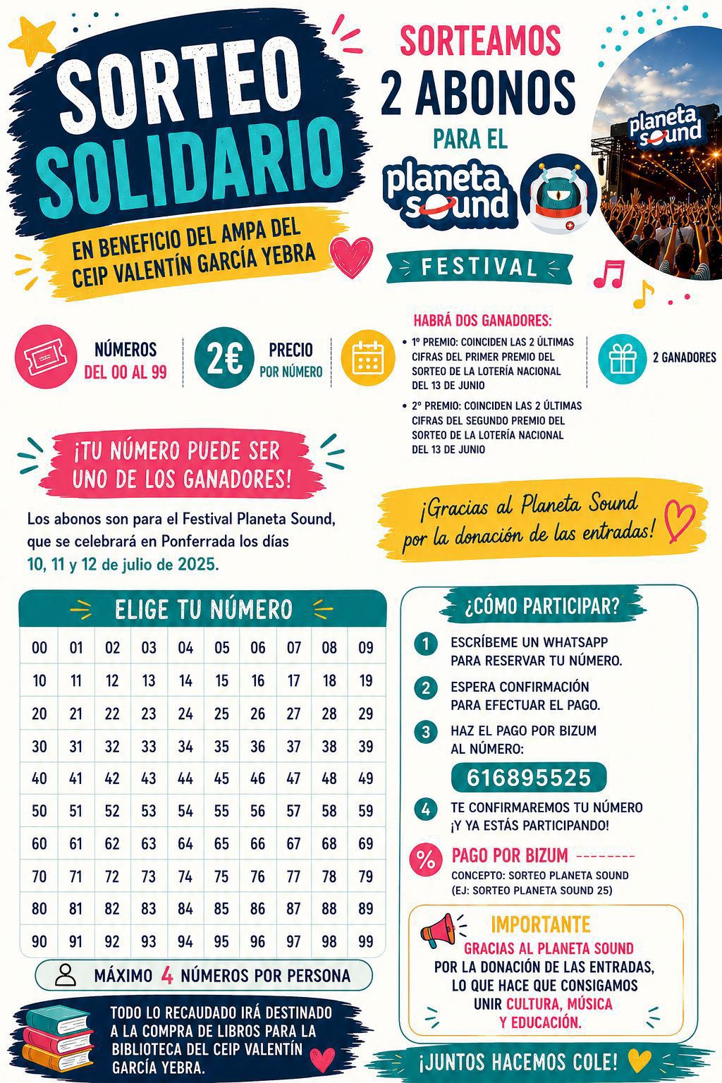 Foto de ¡SORTEO SOLIDARIO PLANETA SOUND!